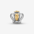 Pandora Two-Tone Regal Crown Charm - OhYouLuckyDuck.com.au