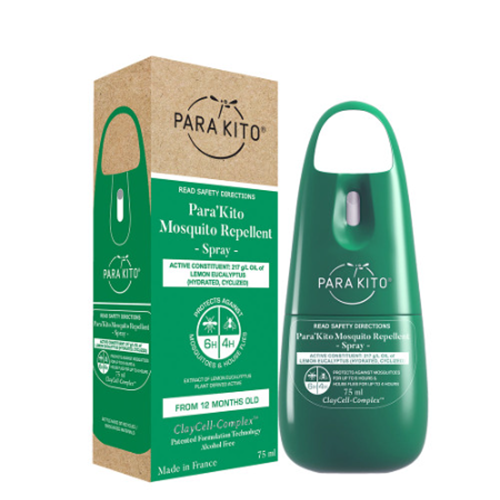 Parakito Mosquito & Fly Repellant Spray 75ml - OhYouLuckyDuck.com.au