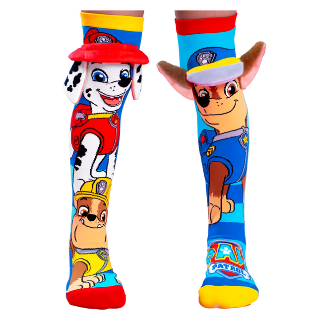 Madmia Paw Patrol Chase Marshall And Rubble Character Socks
