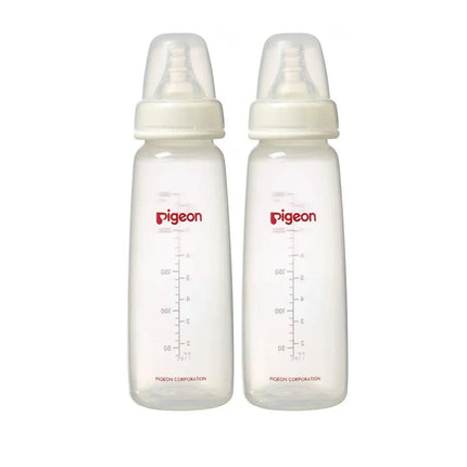 Pigeon Flexible Bottle PP 240Ml 2Pk - OhYouLuckyDuck.com.au