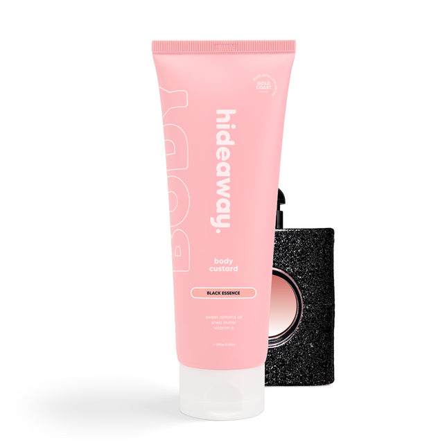 Hideaway Black Essence Body Custard 250g