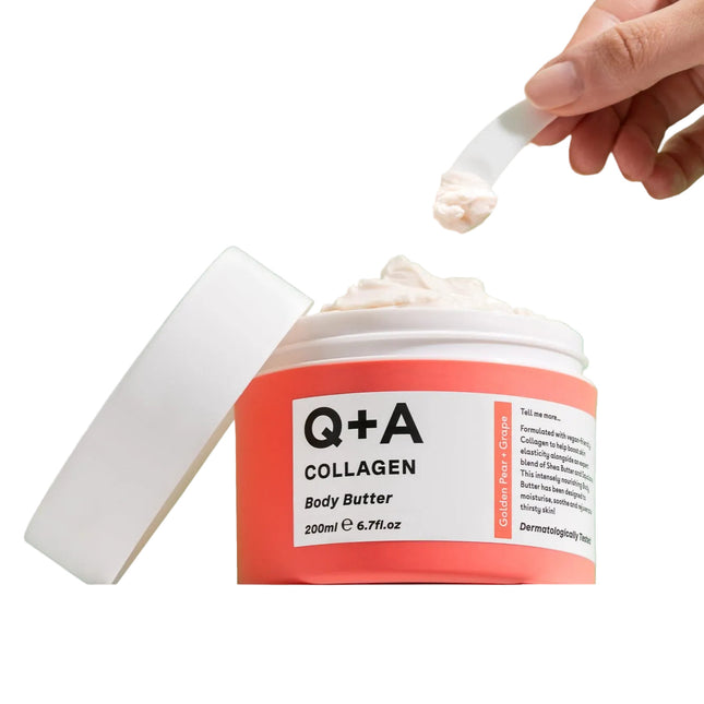 Q+A Collagen Body Butter for Firming and Hydrating Skin 200ML