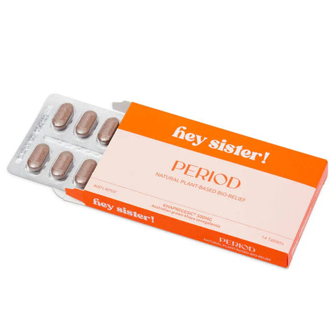 Hey Sister Period Pain Tab Natural Plant Based Bio-Relief