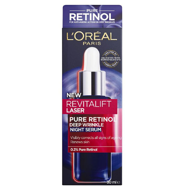 L'Oreal Paris Revitalift Pure Retinol Night Serum 30ml - OhYouLuckyDuck.com.au