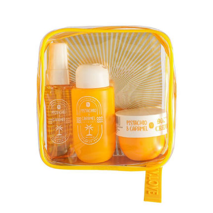 Vv Love Pistachio and Caramel 40ML Mist 50ML Cream 90ML Shower Gel 3 Piece Set
