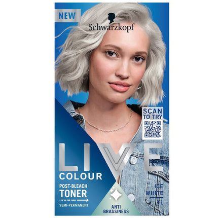 Schwarzkopf Live Color Semi Permanent Toner Ice White T1