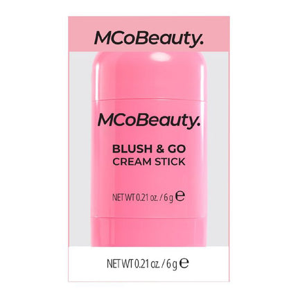 MCoBeauty Blush and Go Cream Stick Hot Pink 6.5g