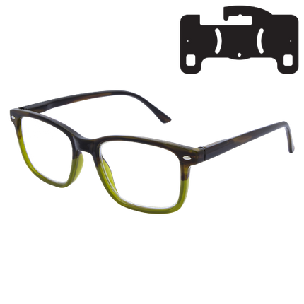 Black Ice Fashion Value Reading Glasses Plus 3.0 Dioptre