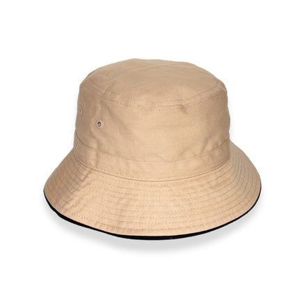 Rigon Jester Reversible Bucket Hat Khaki and Navy L/XL