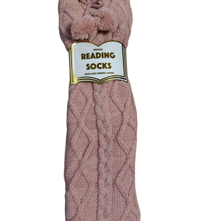 Artico Blush Cable Knot Socks Medium