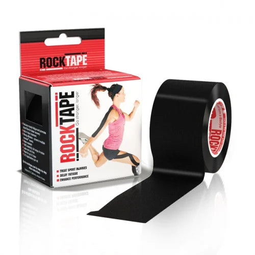 Rocktape 5cm x 5m Rock Black - OhYouLuckyDuck.com.au