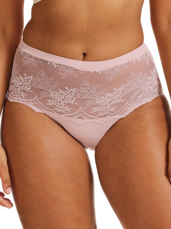 Kayser Recycled Microfibre & Recycled Lace Full Brief - Blush - OhYouLuckyDuck.com.au