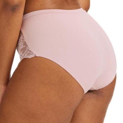 Kayser Recycled Microfibre & Recycled Lace Full Brief - Blush