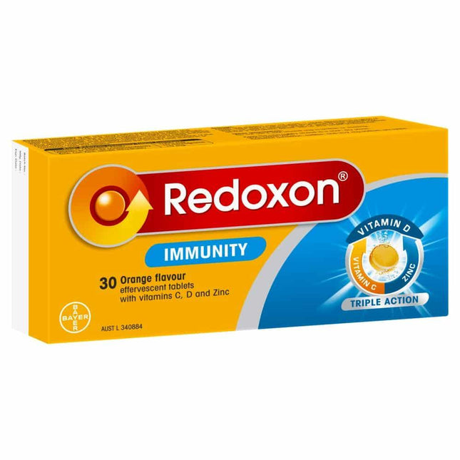 Redoxon Immunity 30 Effervescent Tablets – Orange Flavour - OhYouLuckyDuck.com.au