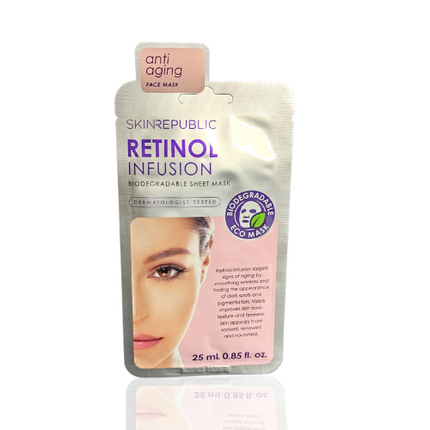 Skin Republic Retinol Infusion Face Mask 25ml - OhYouLuckyDuck.com.au