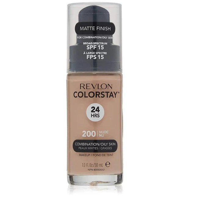 Revlon ColorStay Makeup for Combination/Oily Skin 30mL - 200 Nude - OhYouLuckyDuck.com.au
