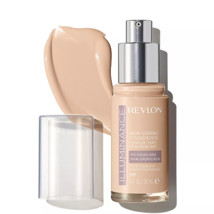 Revlon Illuminance Skin-Caring Liquid Foundation Light Beige - OhYouLuckyDuck.com.au