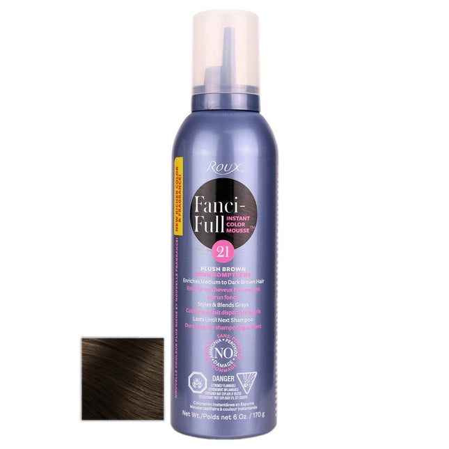 Roux Fanci-Full Mousse Plush Brown 170g