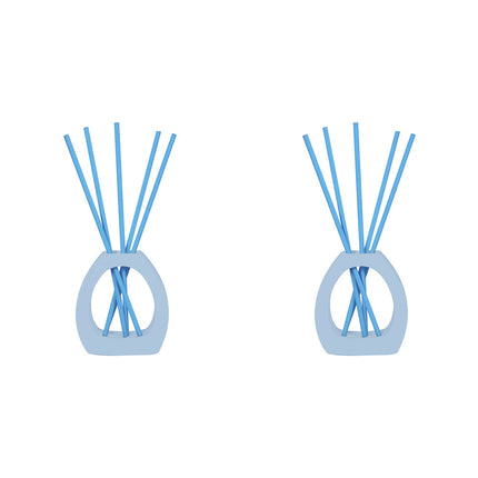 2 pack Arome Ambiance Arch Series Liquidless Reed Diffuser Set Summer Mint Scent