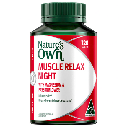 Nature's Own Active Magnesium Muscle Relax Night Tab 120