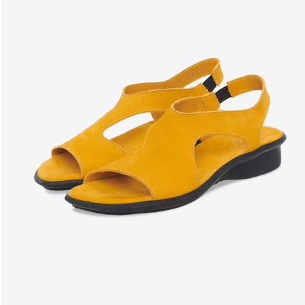 Arche Sample Saozzi Yellow Nubuck Sandals
