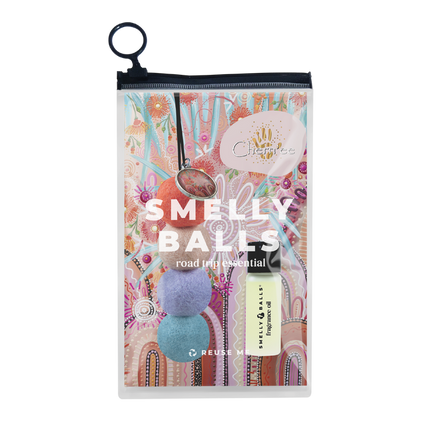 Smelly Balls My Country Reusable Car Air Freshener Coconut and Lime Scent 5 ml