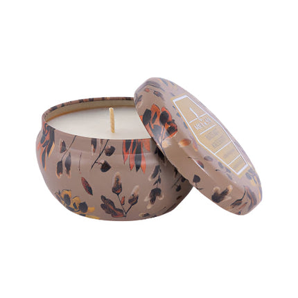 The SOi Co Hazelnut Macchiato Decorative Tin Candle 9OZ