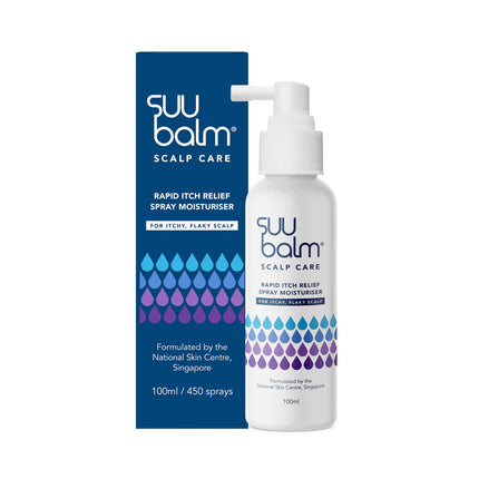SUU Balm Scalp Care Rapid Itch Relief Spray Moist 100ML - OhYouLuckyDuck.com.au