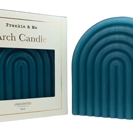 Frankie & Me Candle Arch 15CM Teal