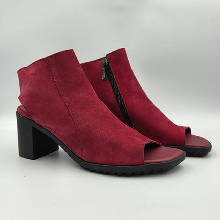 Arche Sample Sharma Burgundy Nubuck Heels