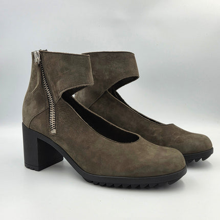 Arche Sample Sheyla Grey Nubuck Ankle Boot