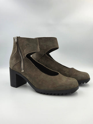 Arche Sample Sheyla Grey Nubuck Ankle Boot