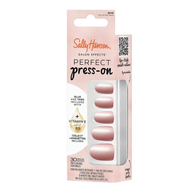 Sally Hansen Salon Effects Perfect Press On 141 Out Of This Pearl
