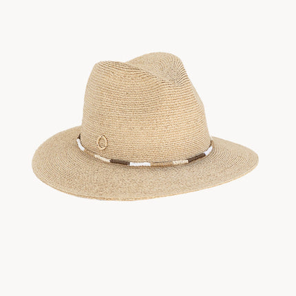 Sundaise Dan Panama Hat Made From Natural Raffia Straw