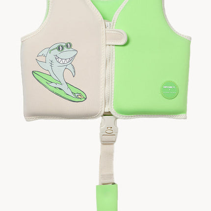 Sunnylife Shred Shark Kids Swim Vest for Ages 2 to 3 Years
