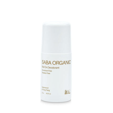 Saba Natural Roll On Deodorant Cedarwood and Ylang Ylang 50ml