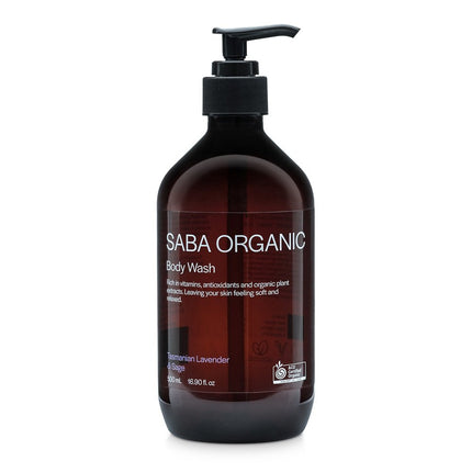 Saba Body Wash with Lavender and Sage 500ML
