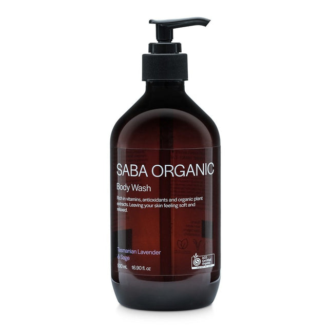 Saba Body Wash with Lavender and Sage 500ML