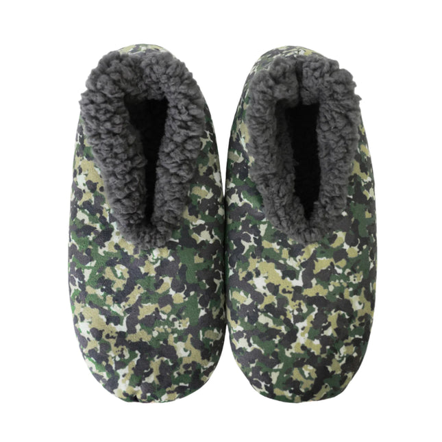 SnuggUps Men's Velvet Camo Green Extra Large