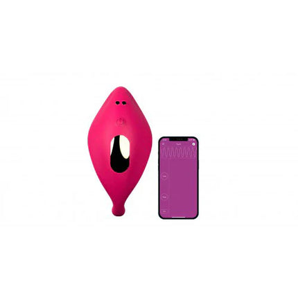 STIM U Wearable Clitoral Vibrator APP Control rose - OhYouLuckyDuck.com.au