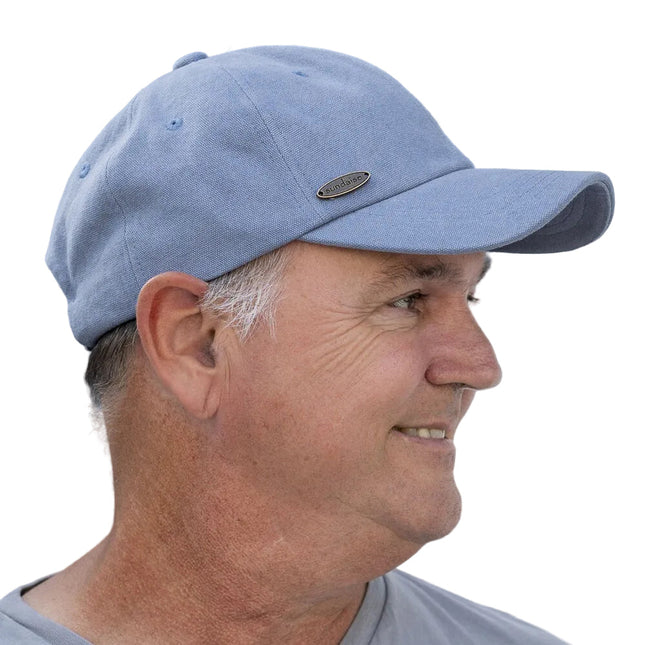 Sundaise Classic Cotton Washed Cap Blue