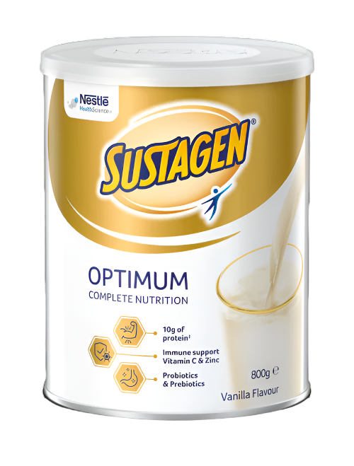 Sustagen Optimum 800g Vanilla Flavour