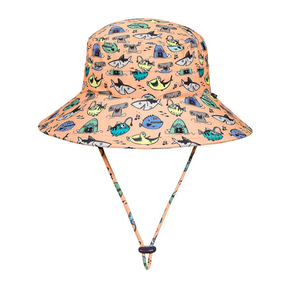 Bedhead Nippers Kids Swim Bucket Beach Hat for Ages 3 to 6 Years 54CM