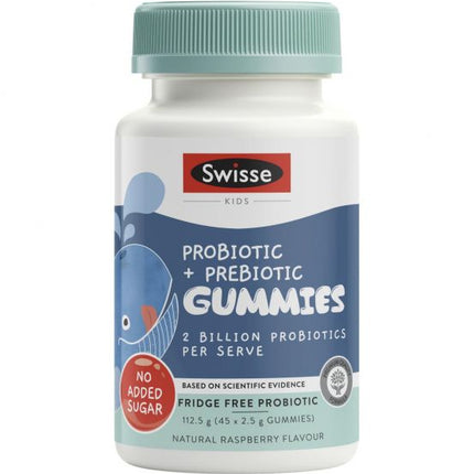 Swisse Kids Probiotic & Prebiotic Gummies 45 - OhYouLuckyDuck.com.au