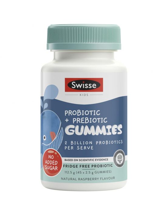 Swisse Kids Probiotic & Prebiotic Gummies 45 - OhYouLuckyDuck.com.au