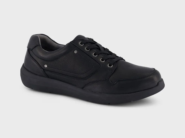 Homyped Samuel Lace Up Mens Shoes Black