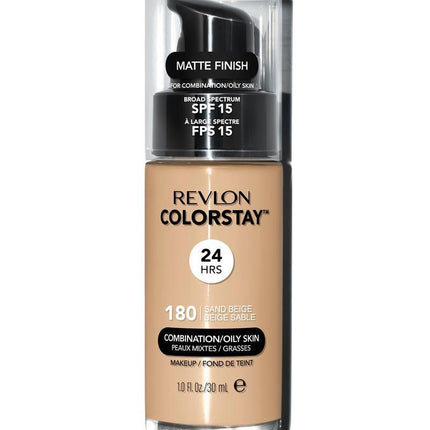 Revlon ColorStay Makeup for Combination/Oily Skin 30mL - 180 Sand Beige - OhYouLuckyDuck.com.au