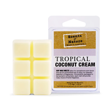 Scents Of Nature By Tilley Soy Wax Melts - Tropical Coconut Cream - OhYouLuckyDuck.com.au