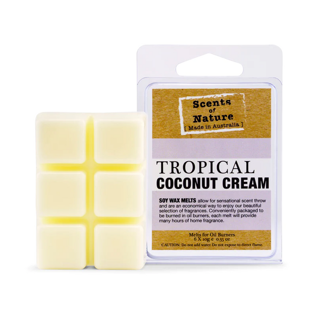 Scents Of Nature By Tilley Soy Wax Melts - Tropical Coconut Cream - OhYouLuckyDuck.com.au