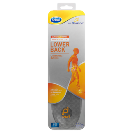 Scholl In-Balance Lower Back Insoles Large